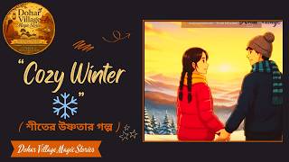 ❄️ Camping in a Heavy Snow Day – Mobile Home | Peaceful Winter Nature Animation | Relaxing Story