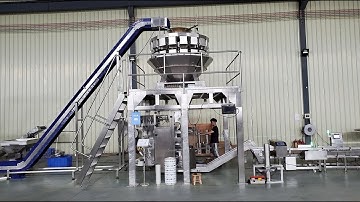 Multihead Weigher VFFS Pillow Bag Vertical Packing Machine For Snack Food Chicken Meat etc.