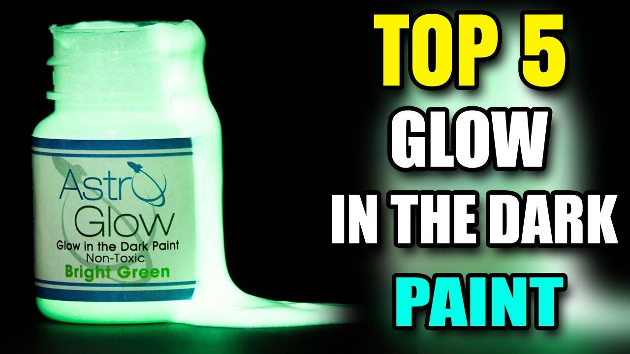 Art Product Review/ Comparison - Glow in the Dark Acrylic Paint 