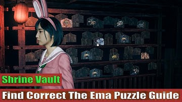 Silent Hill f Shrine Vault Find Correct Ema (Hard Difficulty)