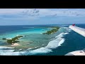 Landing Gan Island, Maldives GAN from Colombo | A320 | Sri Lankan 119