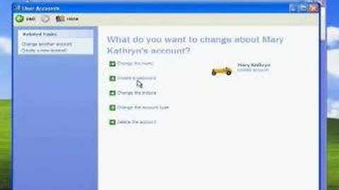 Setting Up a Limited User in Windows XP