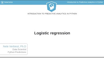 Python Tutorial : Logistic regression