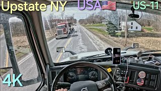 POV Truck Driving USA US-11 Upstate NY