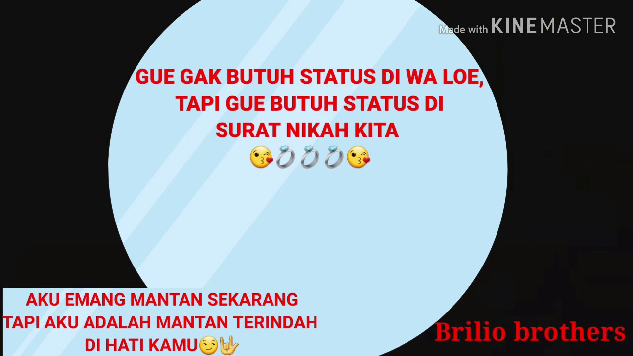 Kata Kata Buat Status Wa Bucin Youtube