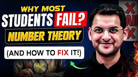 Why Most Students FAIL Number Theory And How to Fix It? | Math Olympiad | Abhay Sir | VOS