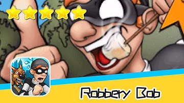 Robbery Bob™ Summer Camp 1-5 Walkthrough New Game Plus Recommend index five stars