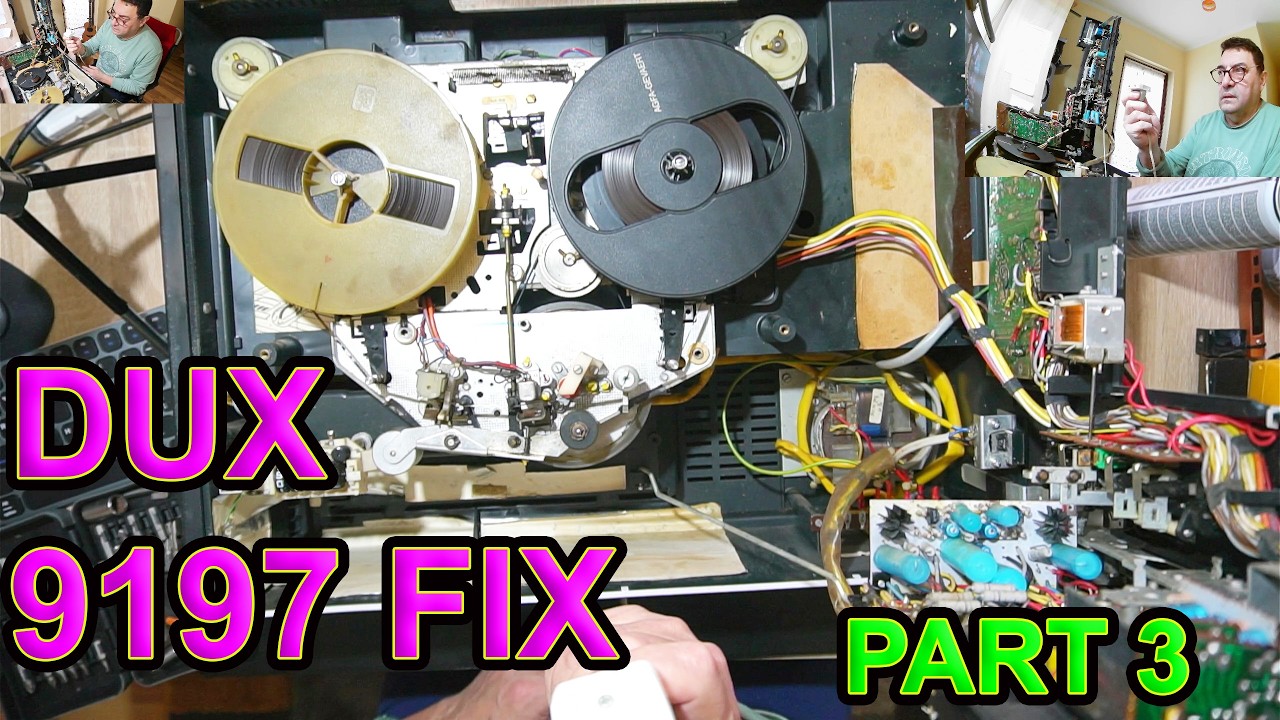 DUX 9197 Philips N 4416 Reel To Reel fix part 3 - YouTube