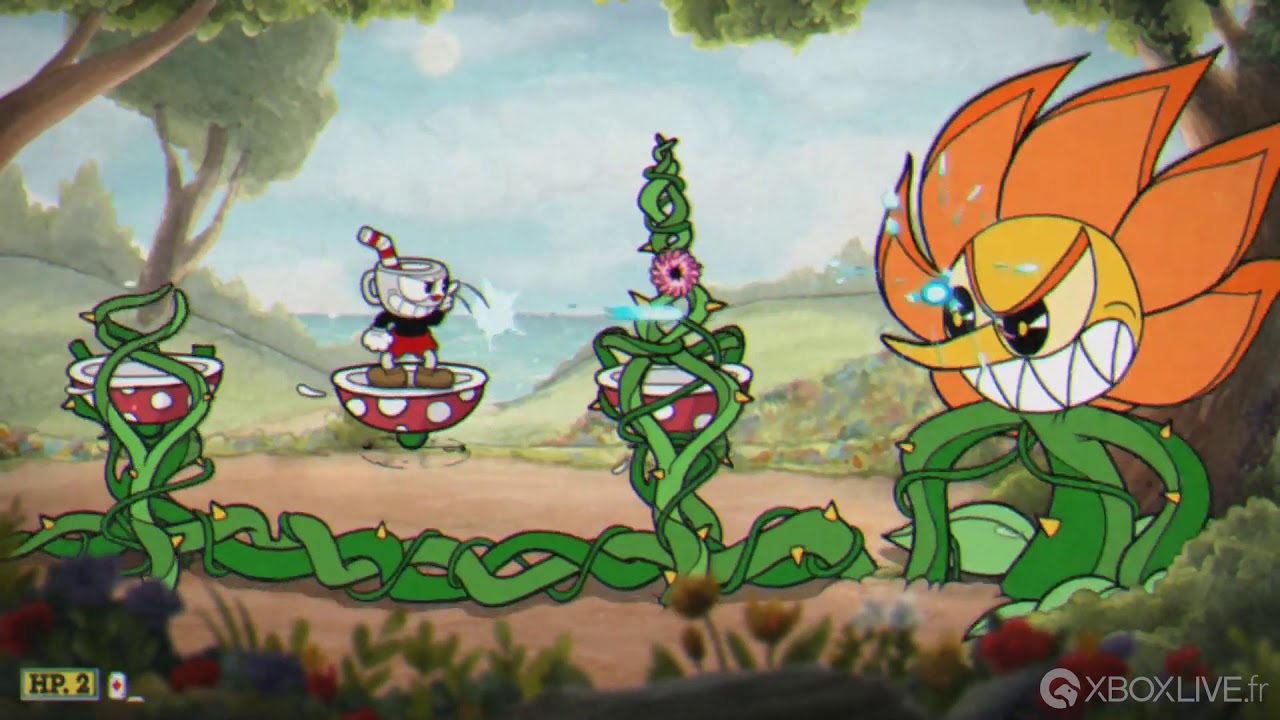 cuphead flower cuphead flower