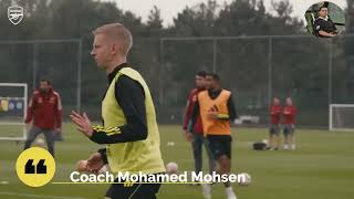 Arsenal-training on pressure and retention of the ball -   - ارسنال-  تدريبات  ضغط عالي -
