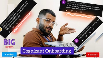 PART 1 📢 ANSWERING Your DOUBTS Regarding COGNIZANT ONBOARDING |  #cognizant #cognizantfreshers 