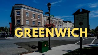 Greenwich CT| Driving Downtown Wealthiest Suburb in Connecticut|PART 1