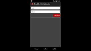 Sample Android App: Cellular Automaton screenshot 3