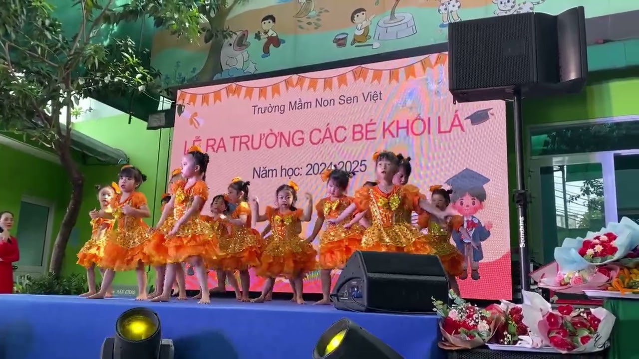 Nhảy mầm non “ em yêu trường em “ 