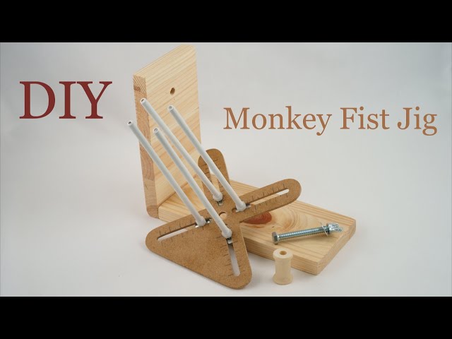 Monkey Fist Jig & Kit | 2-in-1 Adjustable Length, Survival Making Jig