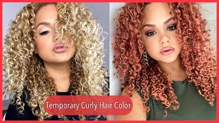 Temporary Hair Color for Curly Hair | Curlsmith Hair Makeup