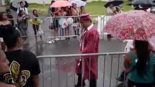 Farrington High School Graduation 2014 ~ Entering the Gym  5-24-14