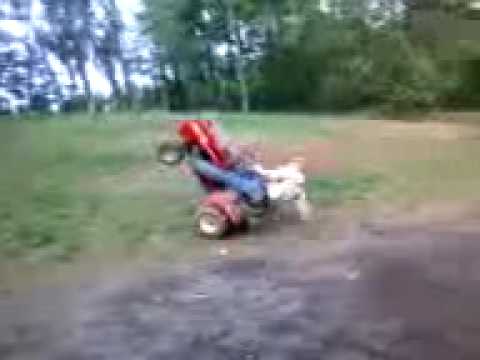 Wicked Lawn Mower Crash - Wooster, OH