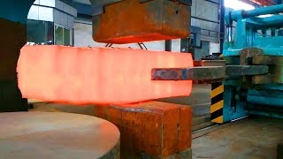 HYPNOTIC Video Forging Factory Steel Hydraulic Pneumatic Hammer Mega Machine Steelworks