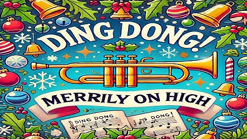 Ding Dong! Merrily on High | Trumpet Solo with Sheet Music and Play Along
