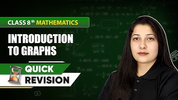 Introduction to Graphs - Quick Revision | Class 8 Mathematics Chapter 13 | CBSE 2024-25