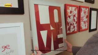 Command™ Picture Hanging Strips - Style that Sticks™ - damage free. 15 sec video - English