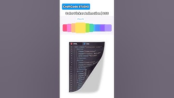 Color Picker Animation | CSS | CraftCode STUDIO #coding #craftcodestudio #fyp #frontend #study #css