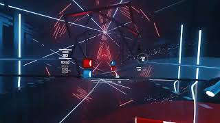 Playing Dead or Alive - You Spin Me Round Spin Edition In Beat Saber Hard Difficulty With One Life