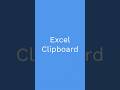 Excel - Clipboard trick to save time - Keep the copied cell contents