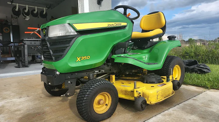 Tune-up on a John Deere X350