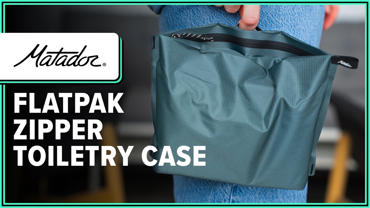 Matador FlatPak Zipper Toiletry Case Review (2 Weeks of Use) - YouTube