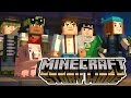 Minecraft: Story Mode Episode 1 All Cutscenes (Game Movie) 1080p HD