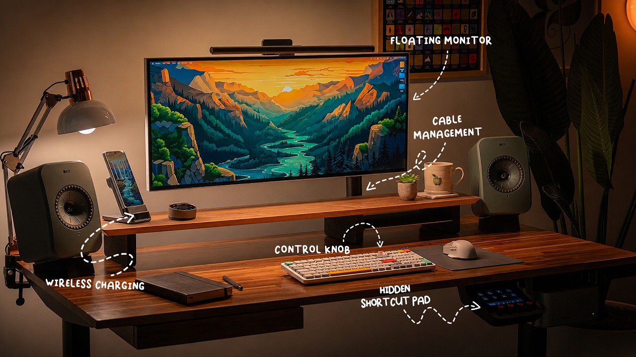 So sánh các phụ kiện bàn làm việc đáng mua để nâng cấp setup năm 2026