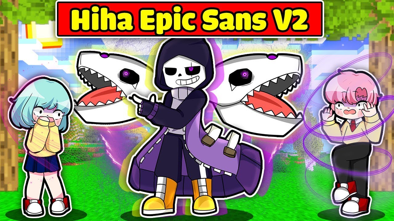 How To Draw Epic Sans Minecraft Chế Skin Epic Sans trong Mine Craft -  BiliBili