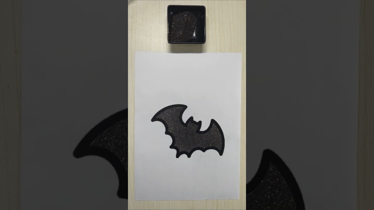 Dark Bat from Sandpainting 🦇 |SatisfyingASMR 