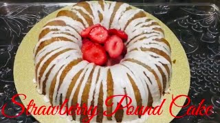 Strawberry Pound Cake