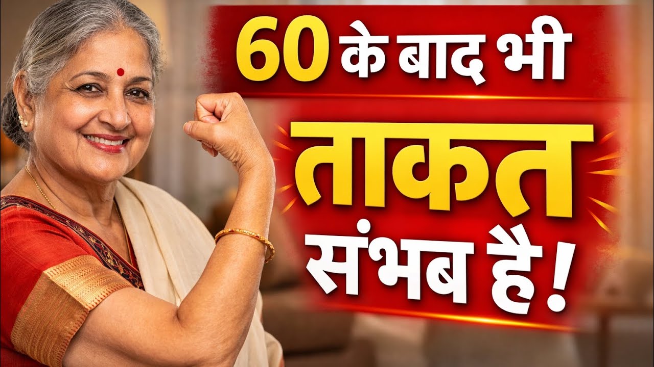 60 के बाद भी ताकत संभव है | हड्डियाँ मजबूत करने के आसान उपाय | Doctor Radha