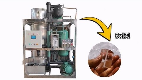 10 Tons Tube Ice Machine With Solid Tube Ice 35 mm