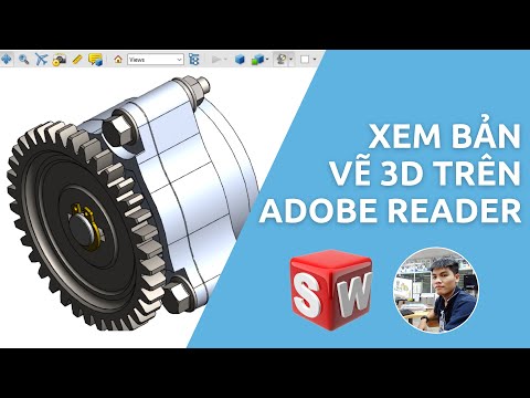 Xem bản vẽ 3D trên file PDF (Adobe Reader)