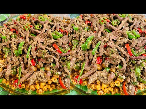 طريقة عمل مكرونة بالكبدة البلدي يوكل مع الشيف نونا