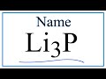 Lithium and Phosphorus Compounds