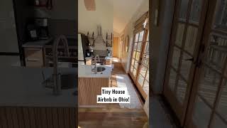 inside a 450sqft tiny house! #shorts #airbnb