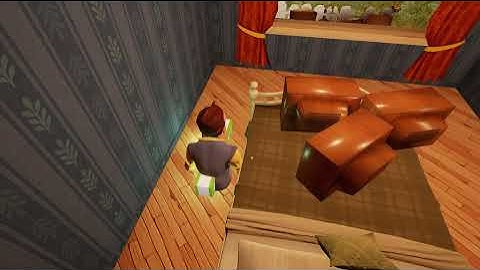 Hello Neighbor Pre-Alpha Neighbor stuck in your house glitch
