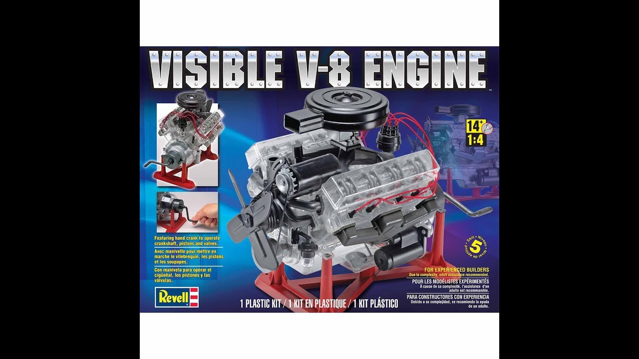 Revell Visible V-8 Engine- Maquette