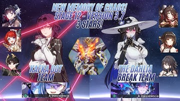 NEW MOC! - V.3.7 - STAGE 12 - KAFKA DOT AND THE DAHLIA TEAM - 3 STARS! - HONKAI STAR RAIL!