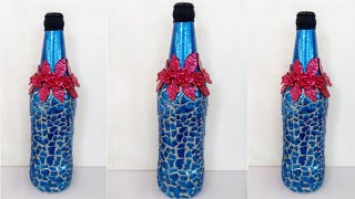 BOTTLE ART | BOTTLE CRAFT | EGG SHELL CRAFT | BOTTLE DECORATION | BOTTLE PAINTING | CRAFT EASY