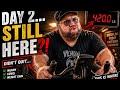 DAY 2… STILL 420LBS 😳💪 Will I Quit Already?! (Workout Comeback Continues)