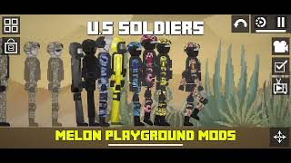 U.S Soldier Mod Pack | Melon Sandbox (Melon Playground) screenshot 4