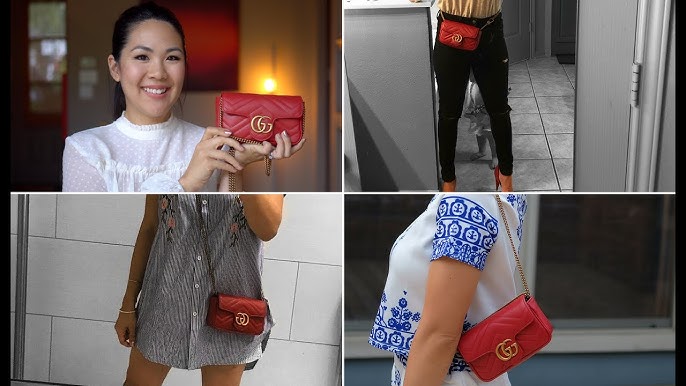 Gucci Marmont Small GG Bag I Red I Gucci Bag I Mary´s Closet 
