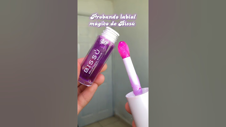 Probando brillo labial mágico de Bissú💜 #makeup #lipcombo #tutorialdemaquillaje #labios
